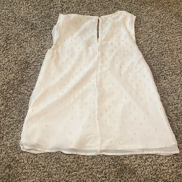 White and Gold tank top - Picture 5 of 7